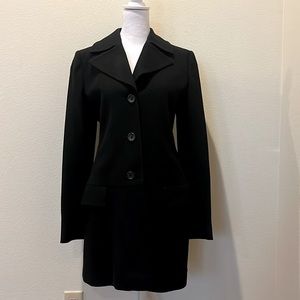 Banana Republic black women’s small, 100% cotton full length coat.